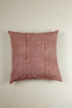 Rustic Stripes Hand Block Print Pillow - Che Cose Belle
