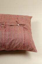 Rustic Stripes Hand Block Print Pillow - Che Cose Belle