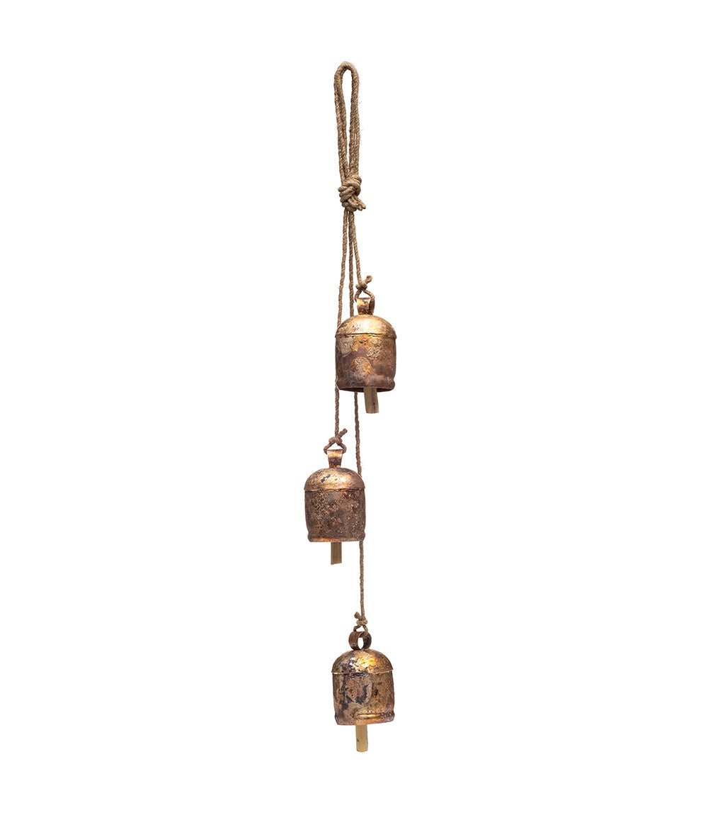 Rustic Wind Chime Medium Cascading Bells - Garden, Patio - Che Cose Belle
