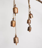 Rustic Wind Chime Medium Cascading Bells - Garden, Patio - Che Cose Belle