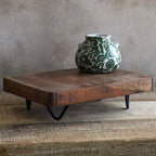 Rustic Wood Display Riser with Hairpin Legs - Che Cose Belle