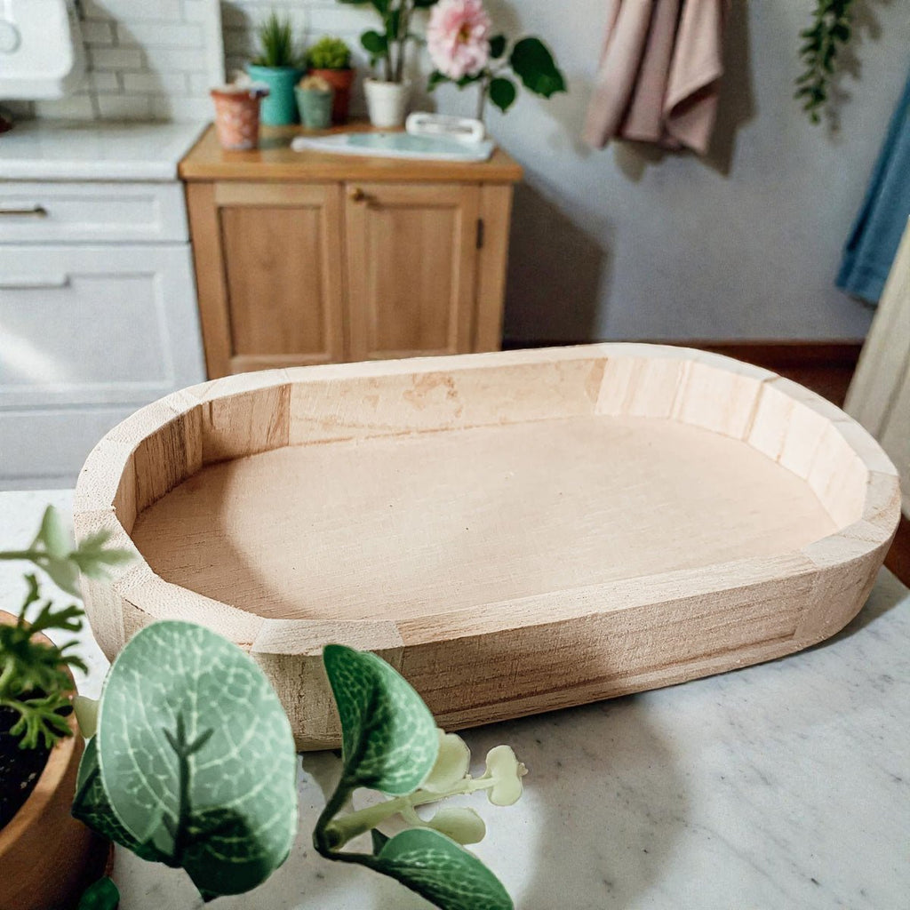 Rustic Wood Tray - Che Cose Belle