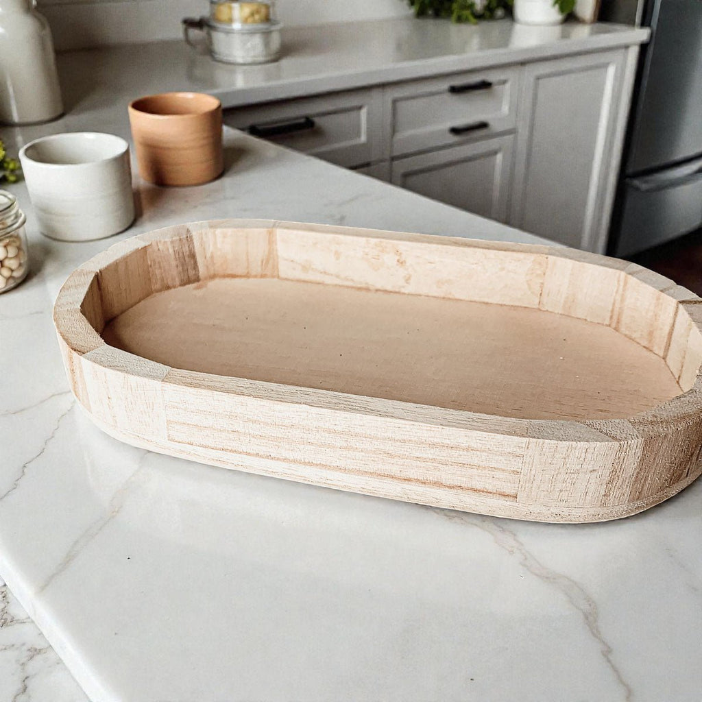 Rustic Wood Tray - Che Cose Belle
