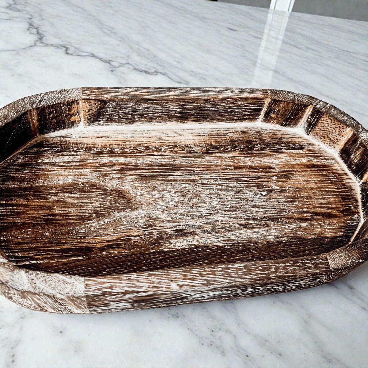 Rustic Wood Tray - Che Cose Belle