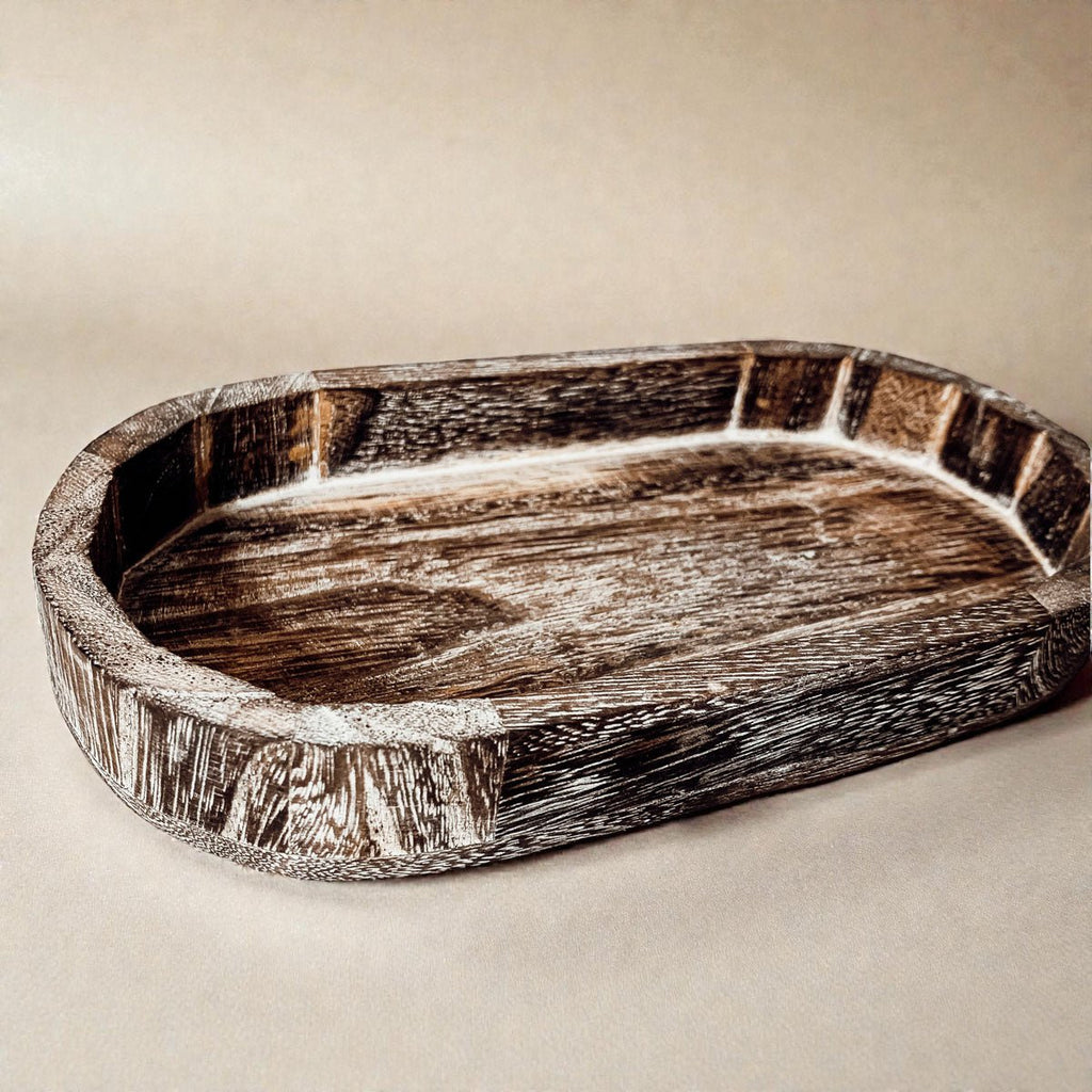 Rustic Wood Tray - Che Cose Belle