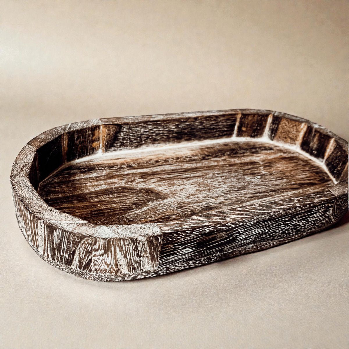 Rustic Wood Tray - Che Cose Belle