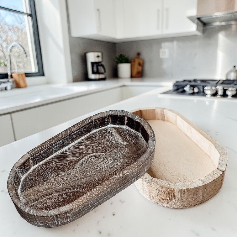 Rustic Wood Tray - Che Cose Belle