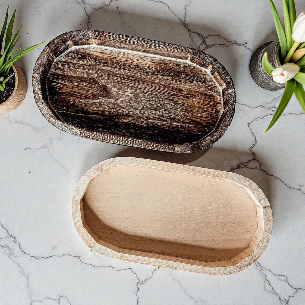 Rustic Wood Tray - Che Cose Belle