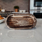 Rustic Wood Tray - Che Cose Belle