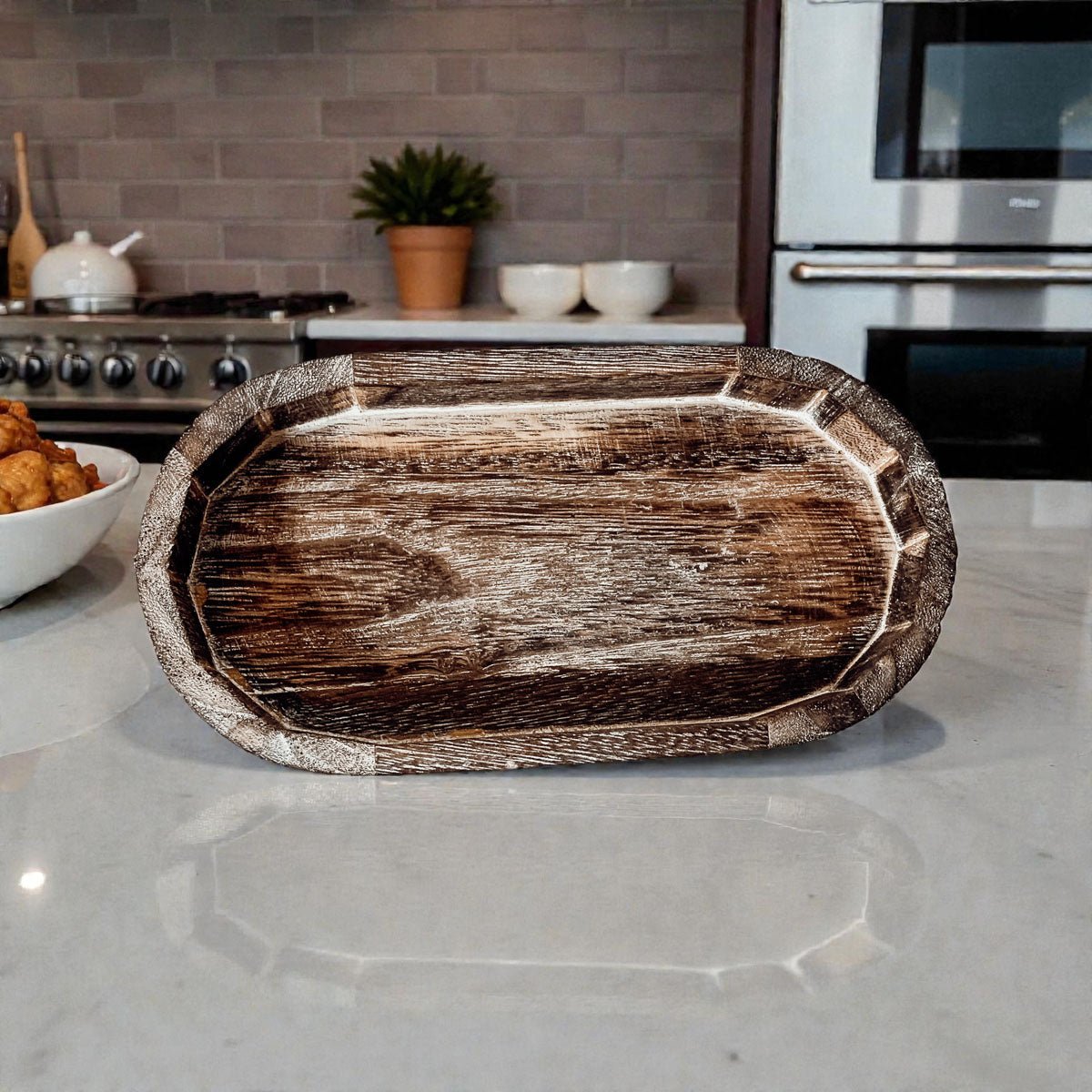 Rustic Wood Tray - Che Cose Belle