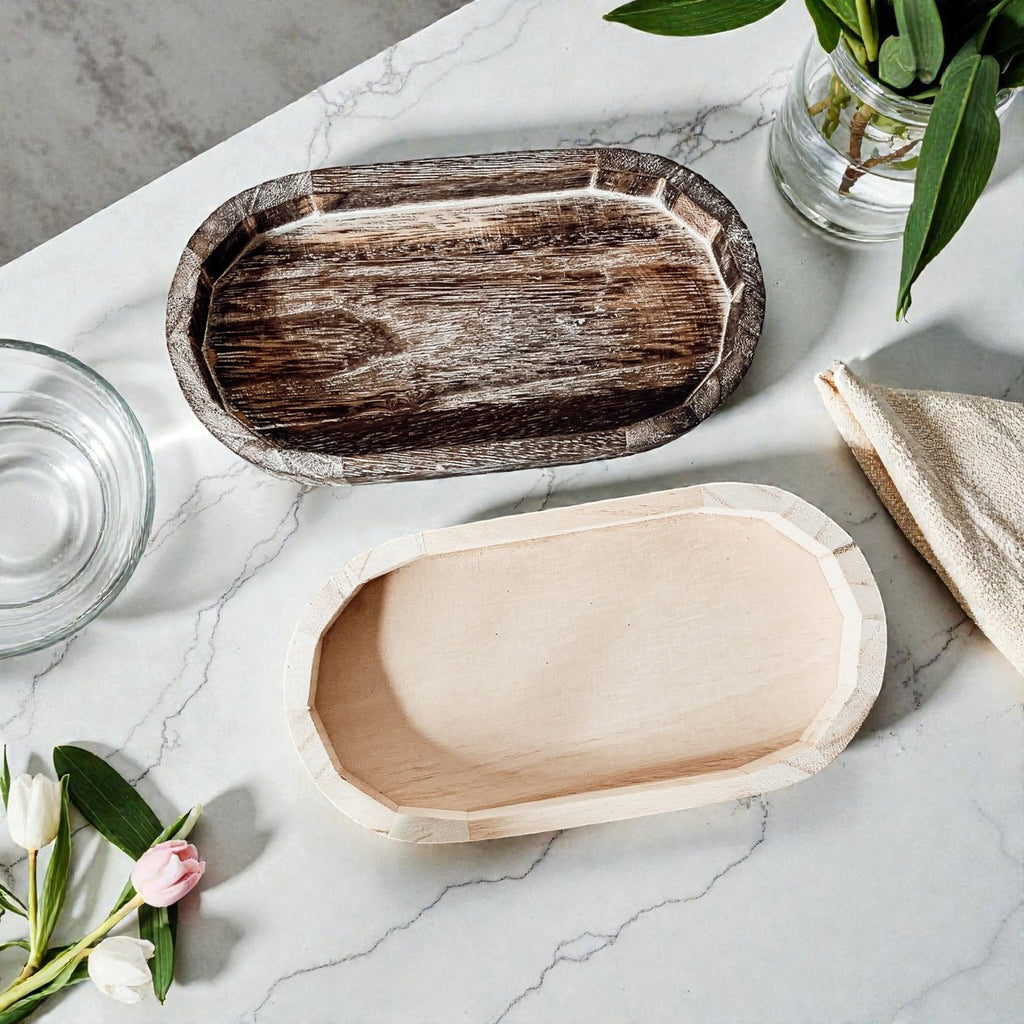 Rustic Wood Tray - Che Cose Belle