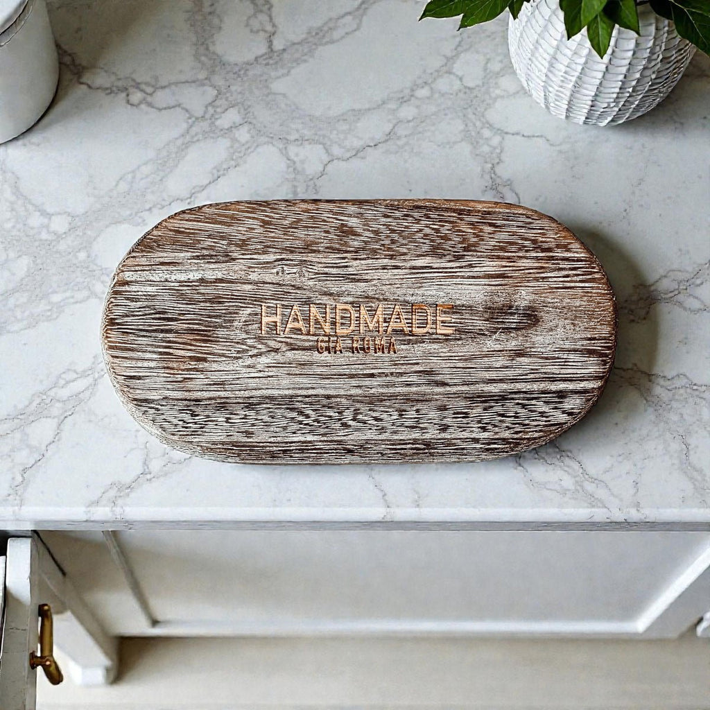 Rustic Wood Tray - Che Cose Belle