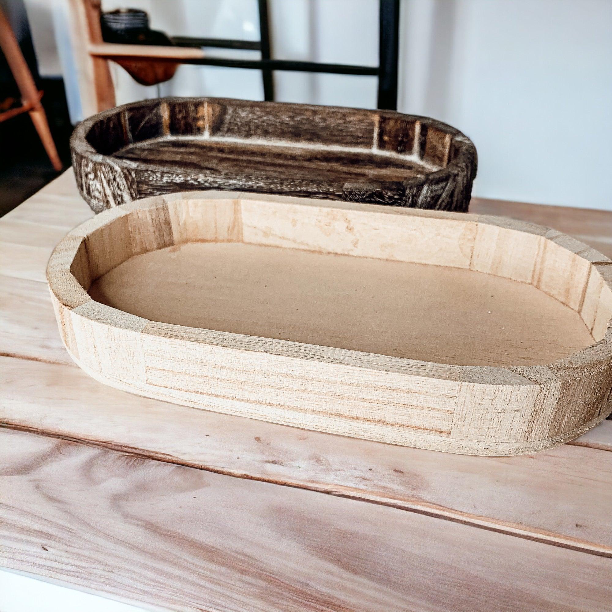 Rustic Wood Tray - Che Cose Belle