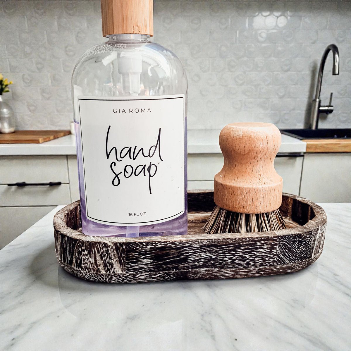 Rustic Wood Tray - Che Cose Belle