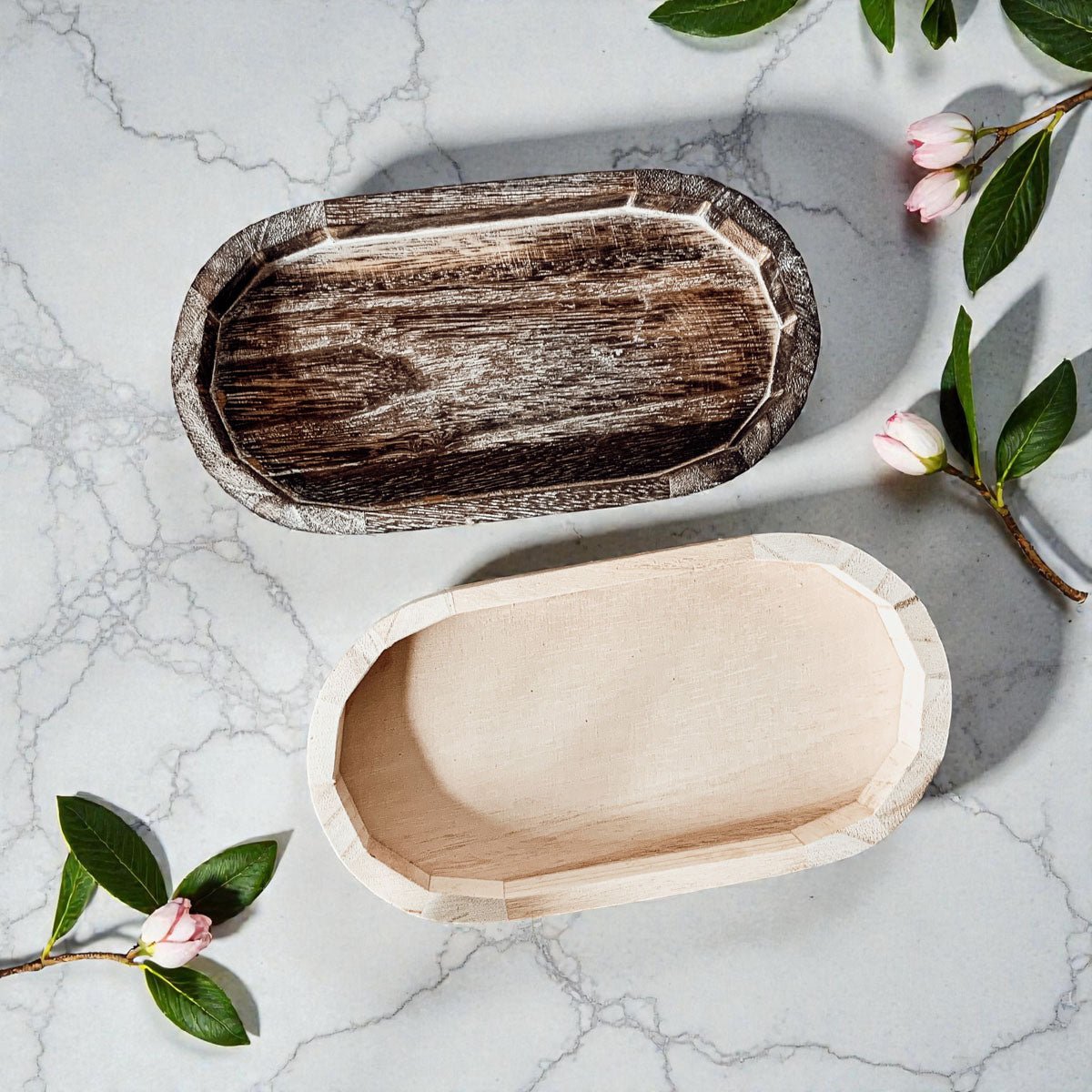 Rustic Wood Tray - Che Cose Belle