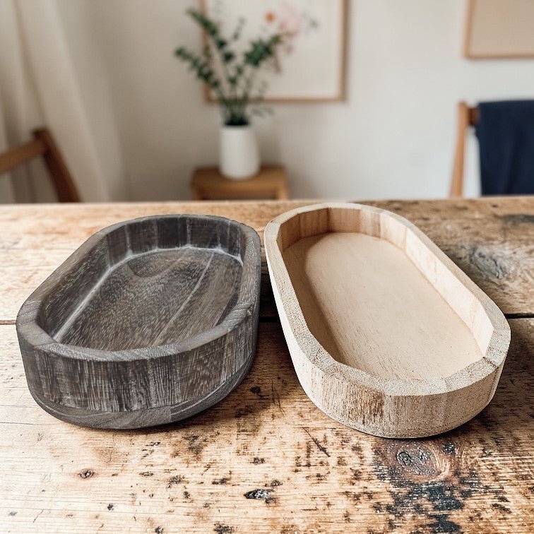 Rustic Wood Tray - Che Cose Belle