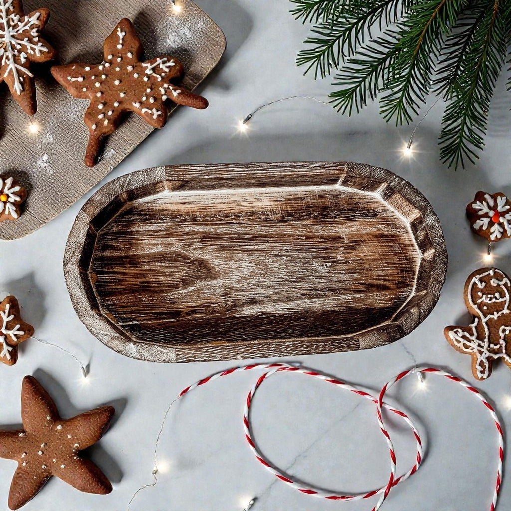 Rustic Wood Tray - Che Cose Belle