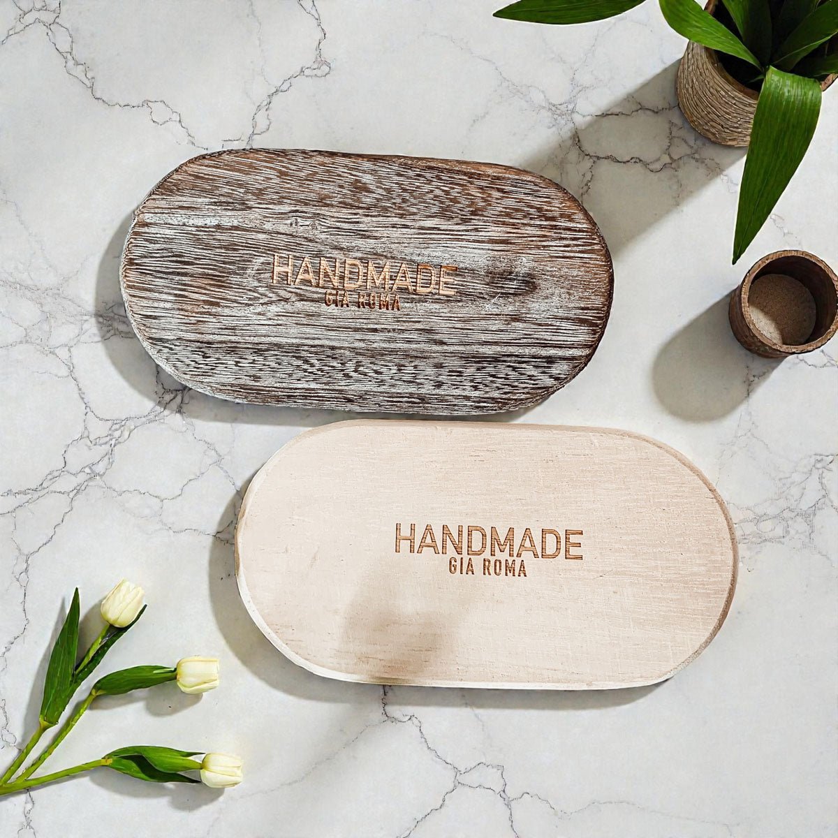 Rustic Wood Tray - Che Cose Belle