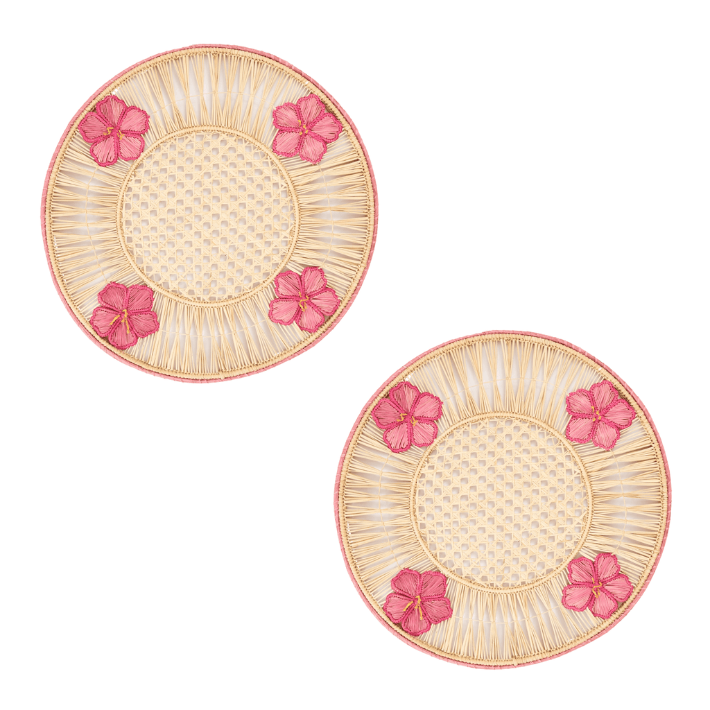 S/2 Hibiscus 3D Placemat - Che Cose Belle