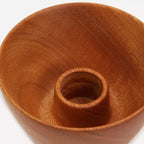 S/2 Mini Bowl Candleholder - Mahogany - Che Cose Belle