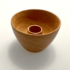 S/2 Mini Bowl Candleholder - Mahogany - Che Cose Belle