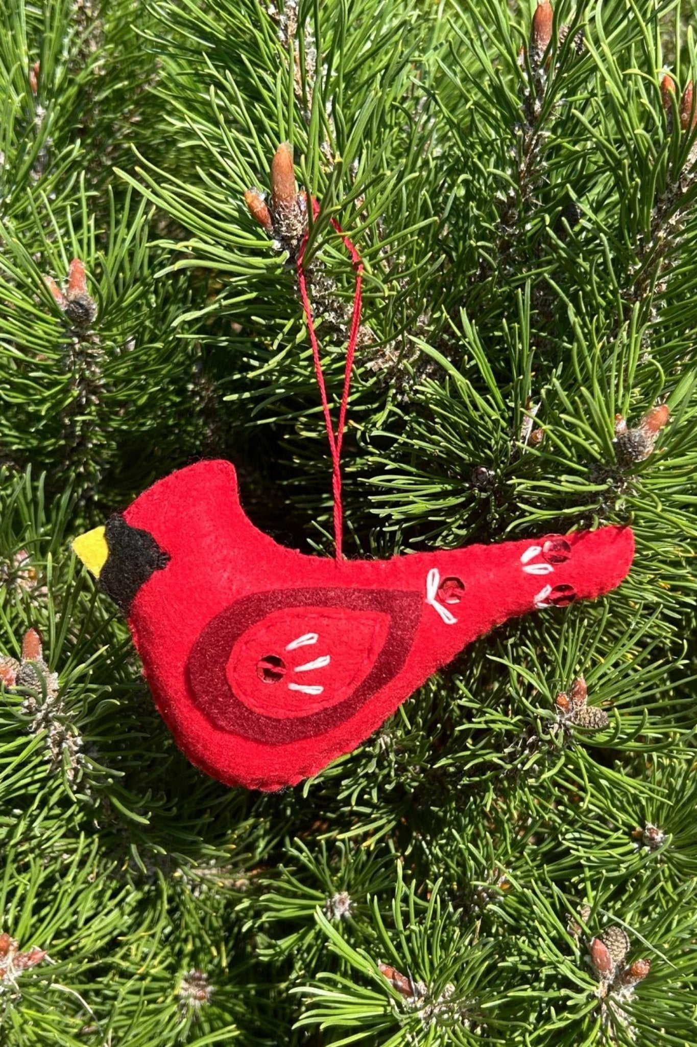 S/3 Cardinal Ornaments - Che Cose Belle