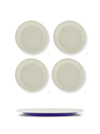 S/4 Enamel Dinner Plate - Two Tone - Che Cose Belle