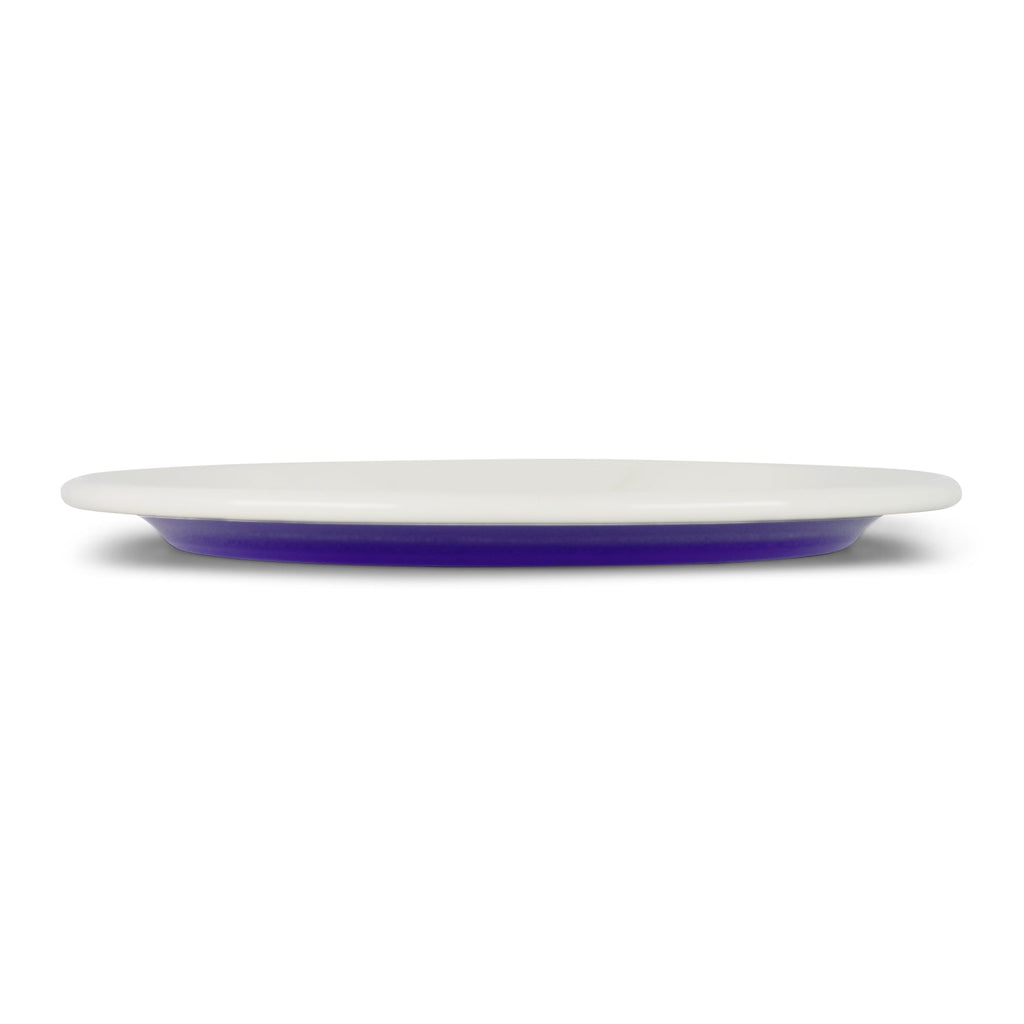 S/4 Enamel Dinner Plate - Two Tone - Che Cose Belle