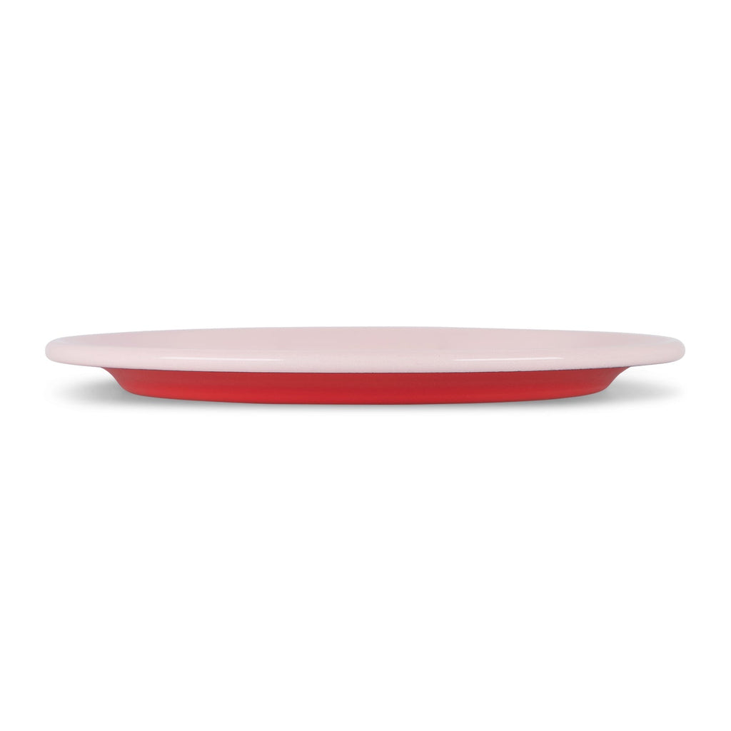 S/4 Enamel Dinner Plate - Two Tone - Che Cose Belle