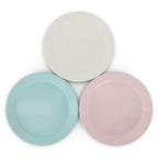 S/4 Enamel Dinner Plate - Two Tone - Che Cose Belle
