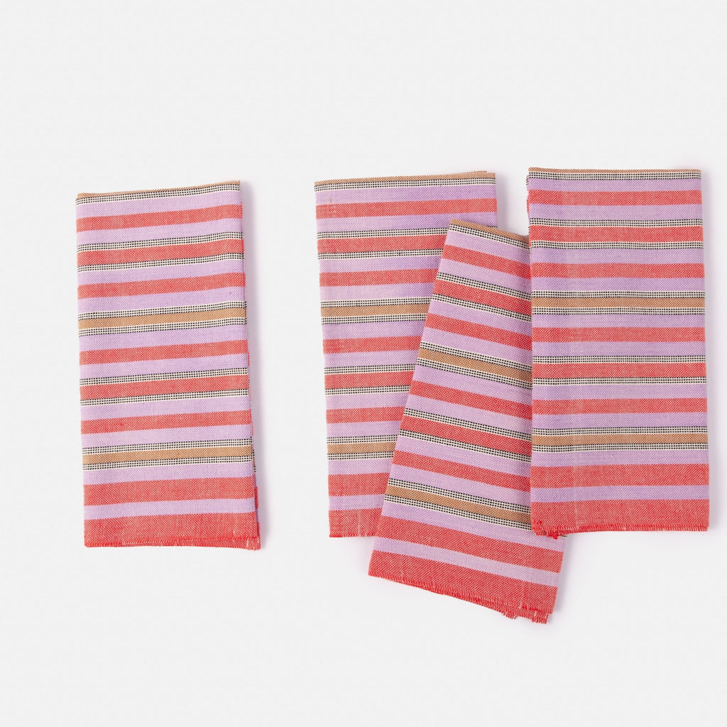 S/4 Handwoven Upendo Napkins - Che Cose Belle