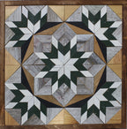 Amish Handmade Barn Quilt Wall Art – Reclaimed Barn Wood – 20.75” x 20.75”