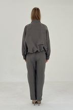 SABLE PANT IN CHARCOAL - Che Cose Belle