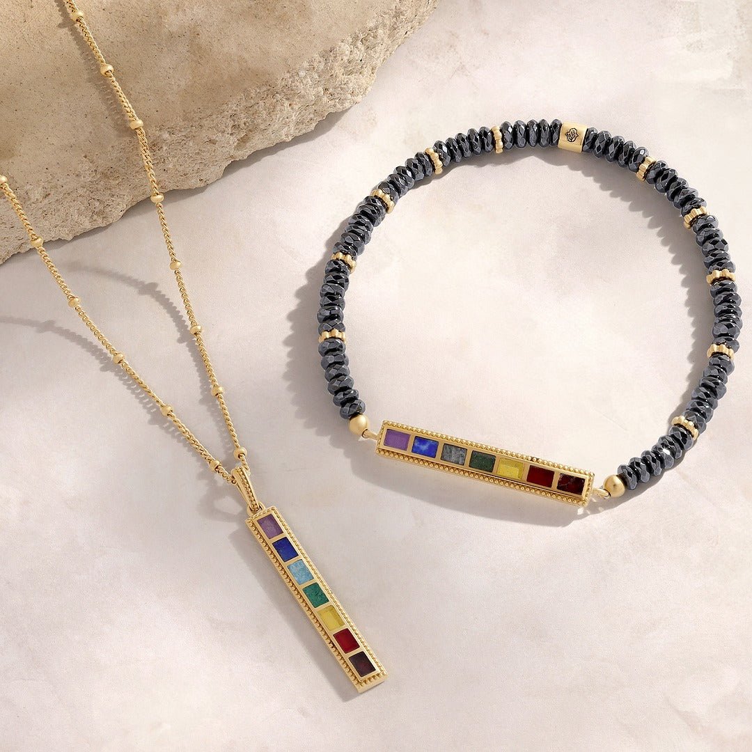 Sacred Flow Seven Chakra Energy Necklace - Che Cose Belle