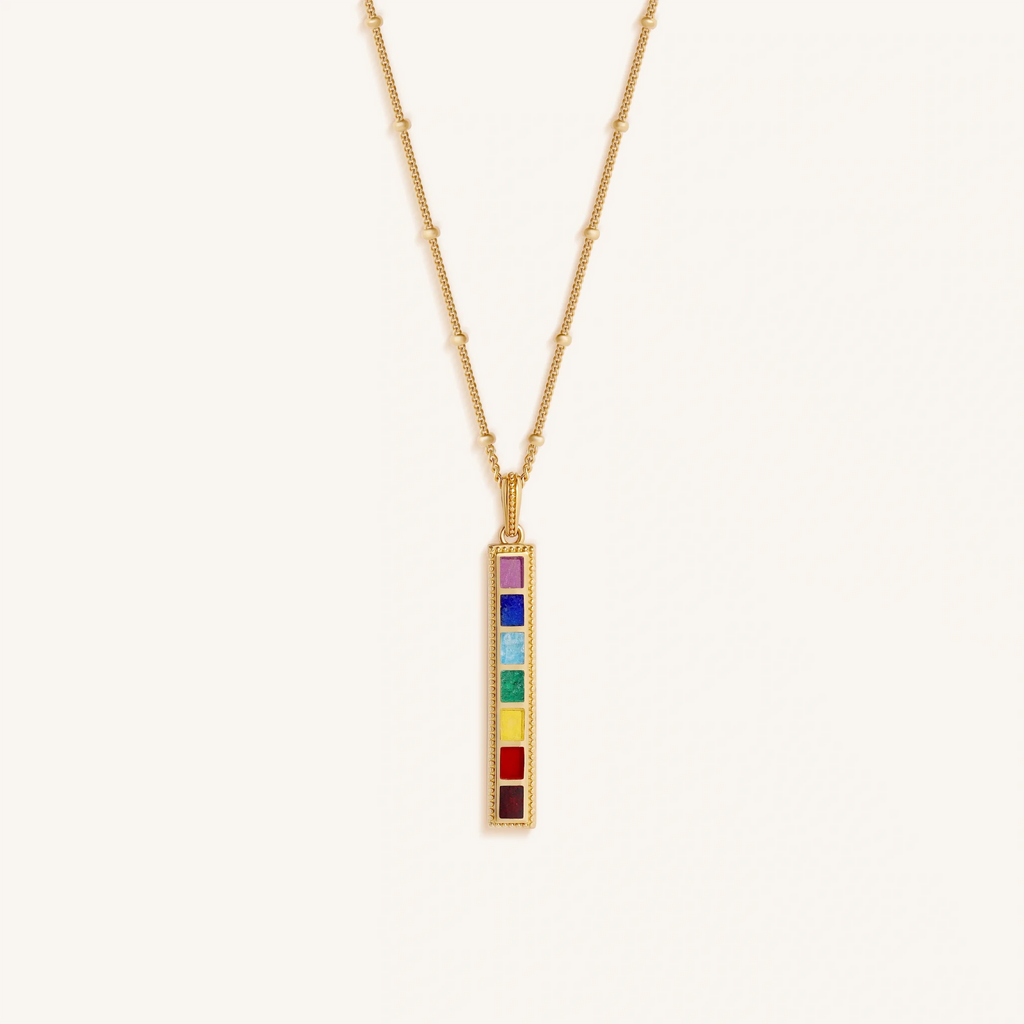 Sacred Flow Seven Chakra Energy Necklace - Che Cose Belle