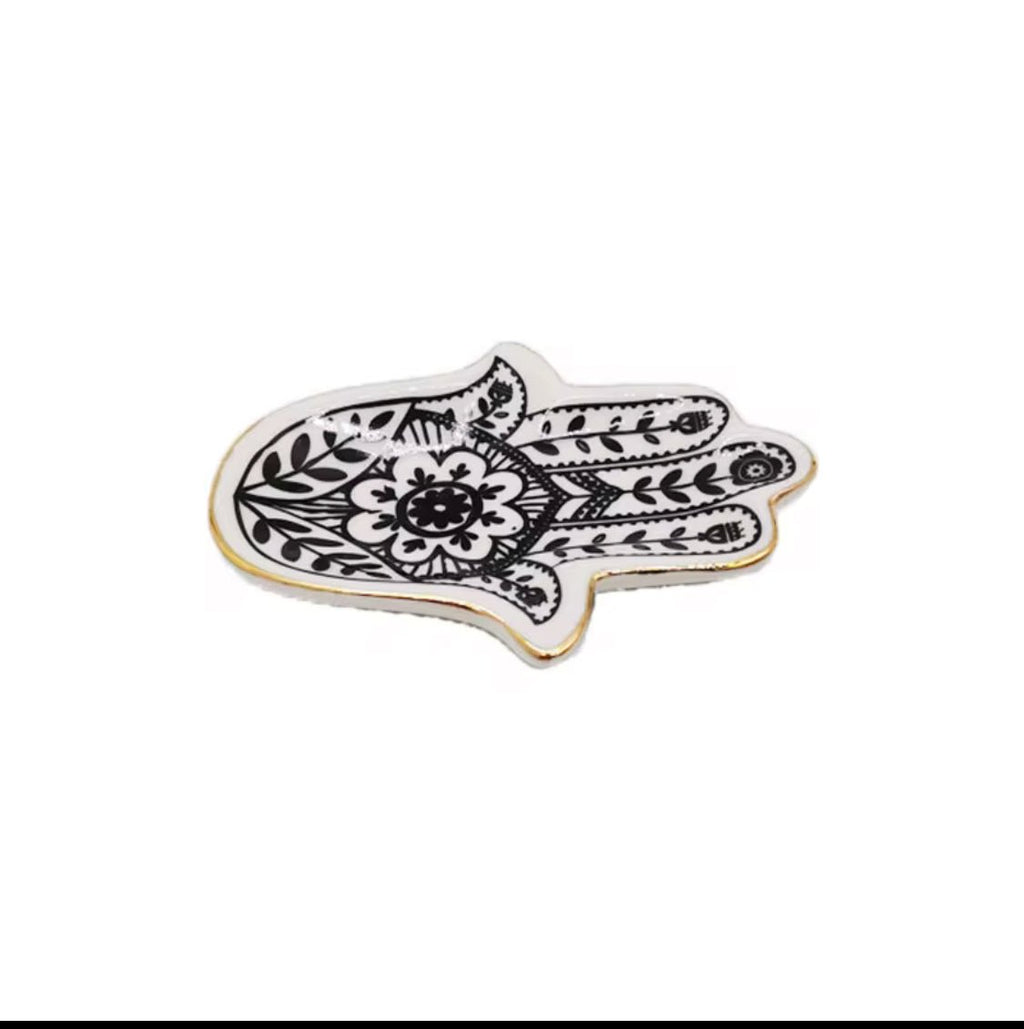Sacred Hamsa Trinket Tray - Che Cose Belle