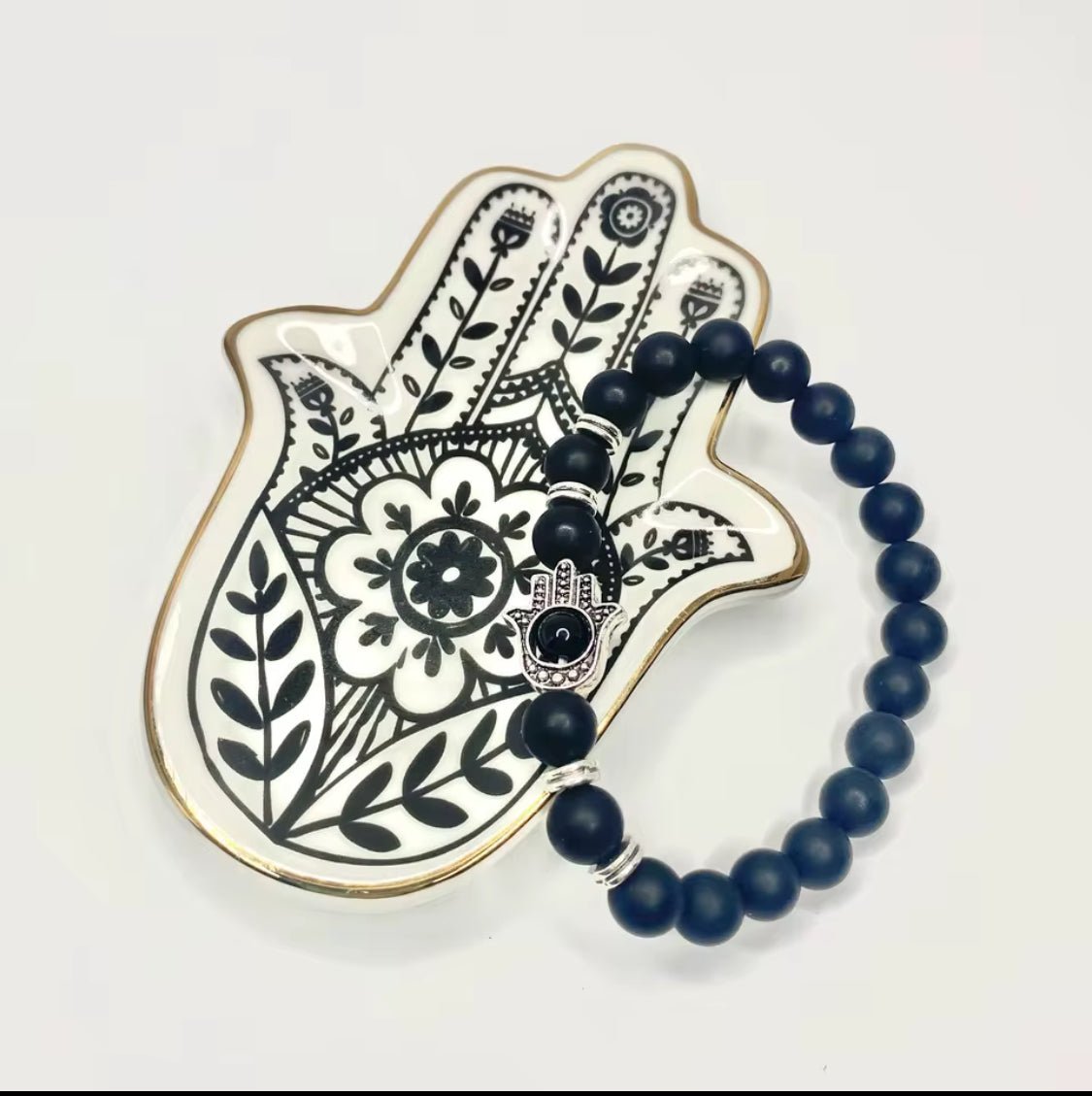 Sacred Hamsa Trinket Tray - Che Cose Belle
