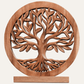 Sacred Roots – Hand - Carved Tree of Life Wooden Sculpture, Artistic Home Décor - Che Cose Belle