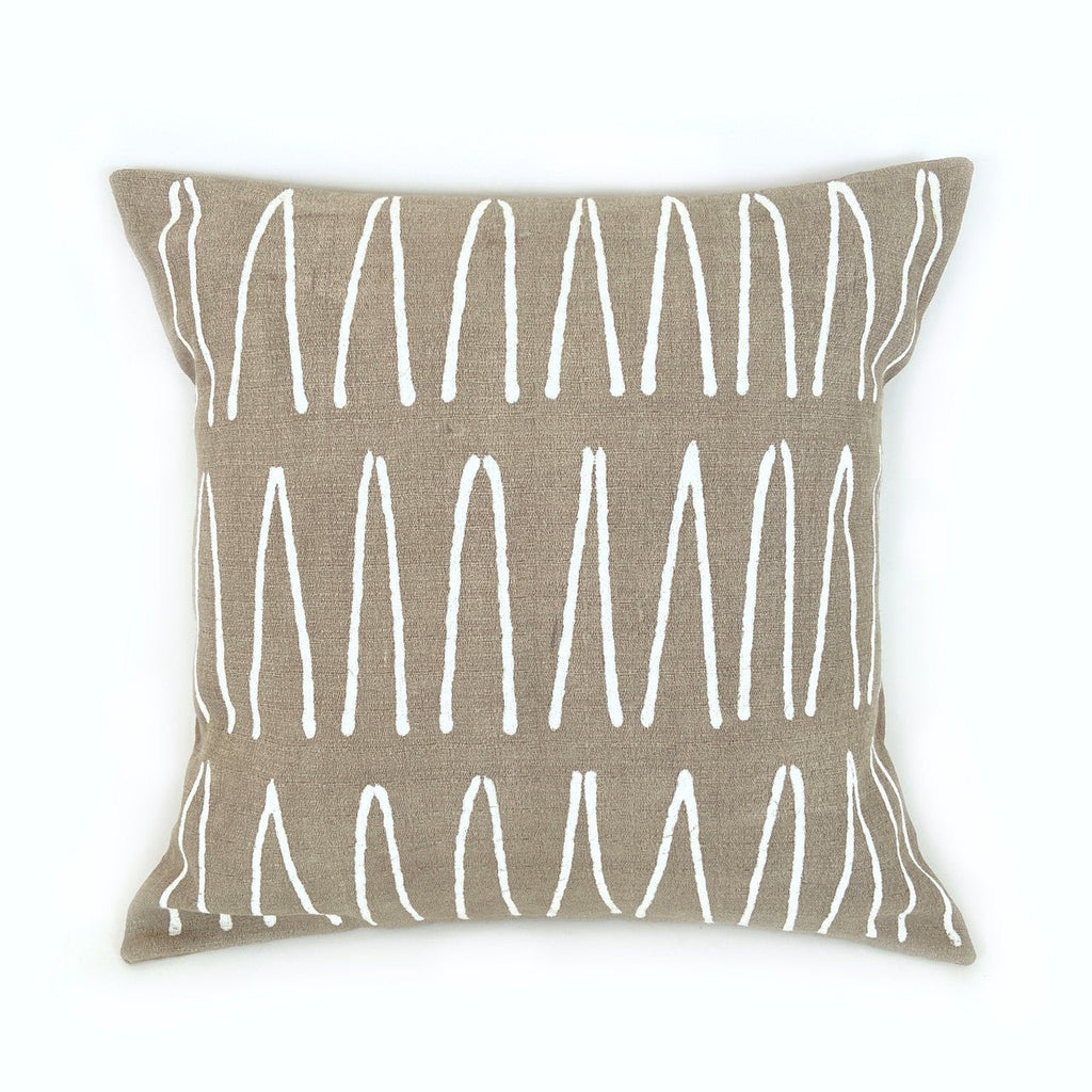 Sadza Lines Pillow Cover - Savanna Beige - Che Cose Belle