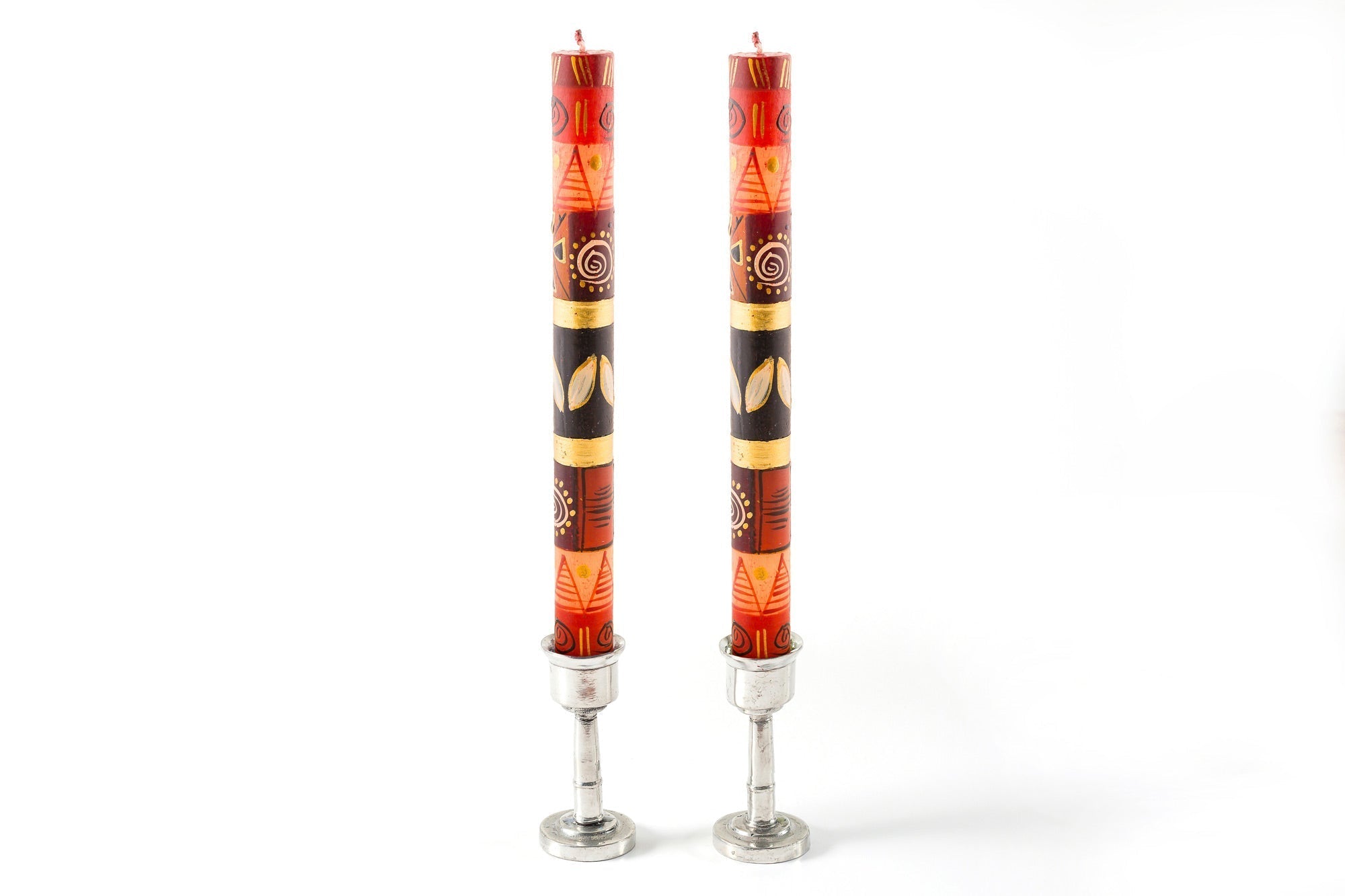 Safari Gold Painted Candles - Che Cose Belle