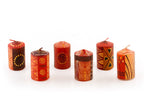 Safari Gold Painted Candles - Che Cose Belle