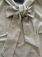 Sage Dot Bow Top - Che Cose Belle