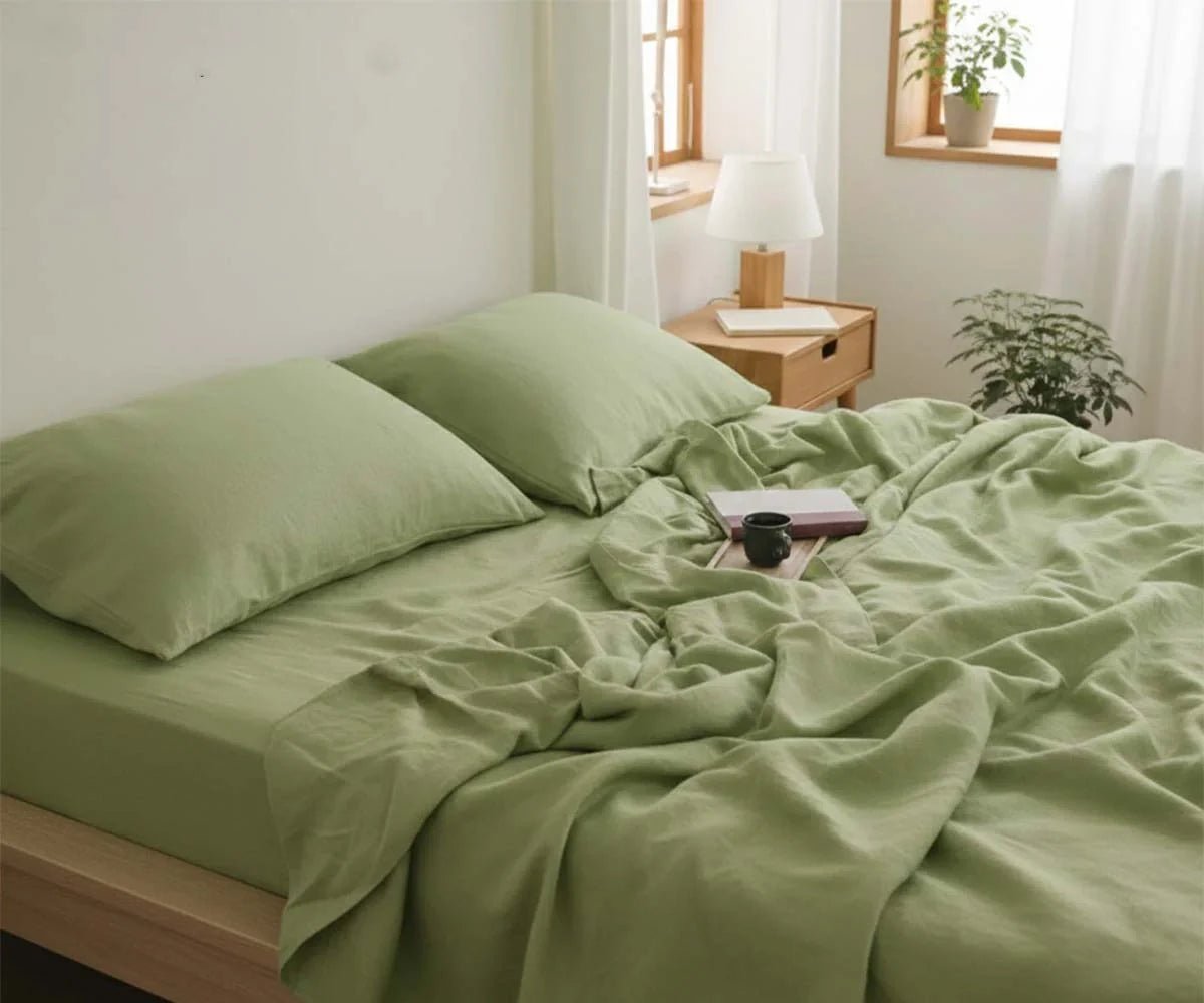 Sage Green Bed Sheets - Che Cose Belle