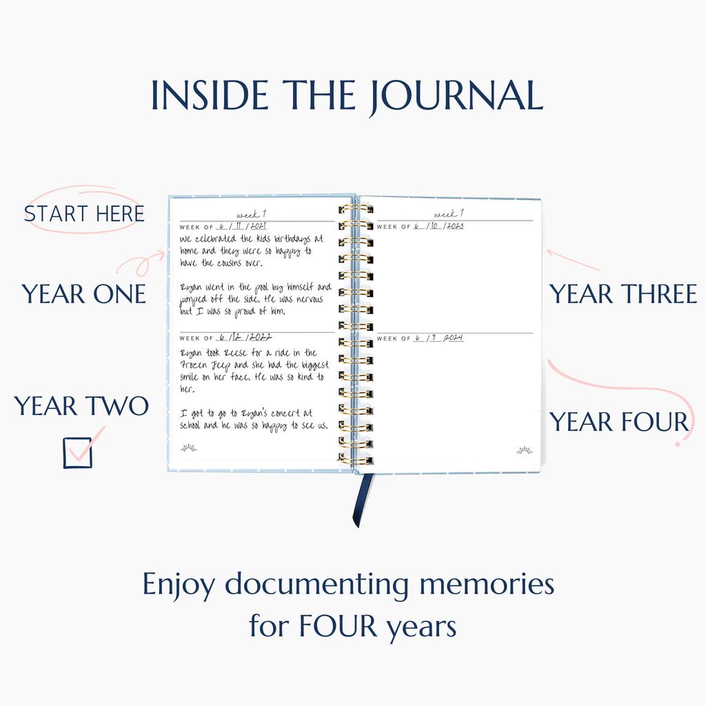 Sage Green Moments of Joy Journal - Che Cose Belle