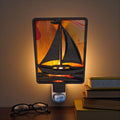 Sailboat LED Nightlight - Tropical Coastal Decor Night Light - Che Cose Belle