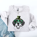 Saint Bernard, Adorable Dog, St Patrick's Day, Lucky, Irish Sweatshirt - Che Cose Belle
