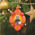 Saint Nick Sculpted Hand-Painted Christmas Ornament by G. DeBrekht - Nativity Holiday Decor - 610833 - Che Cose Belle