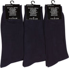 Sakkas Men's Cotton Blend Ribbed Dress Socks - Che Cose Belle