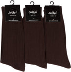 Sakkas Men's Cotton Blend Ribbed Dress Socks - Che Cose Belle