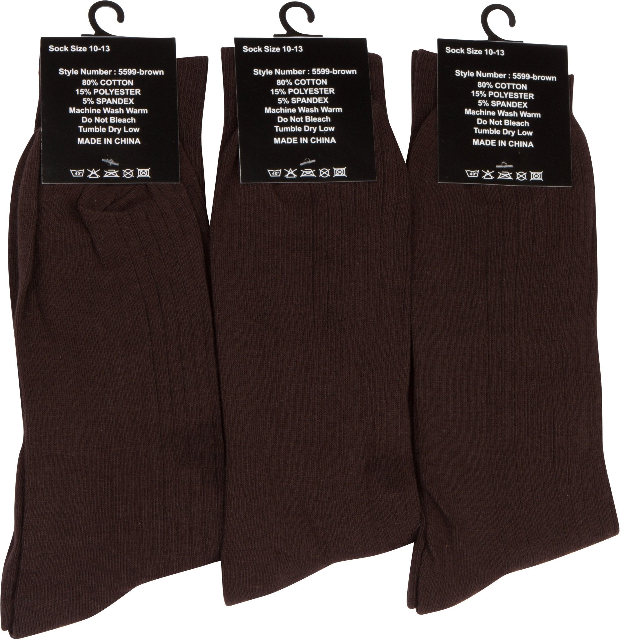 Sakkas Men's Cotton Blend Ribbed Dress Socks - Che Cose Belle